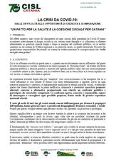 "Patto per la salute e la coesione sociale per Catania"