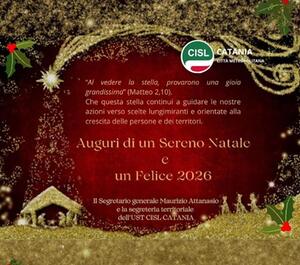 Auguri di un Sereno Natale e di un Felice 2026