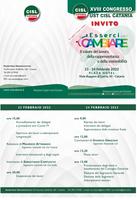 "ESSERCI PER CAMBIARE" DA DOMANI A GIOVEDÌ, IL XVIII CONGRESSO TERRITORIALE DELLA CISL ETNEA